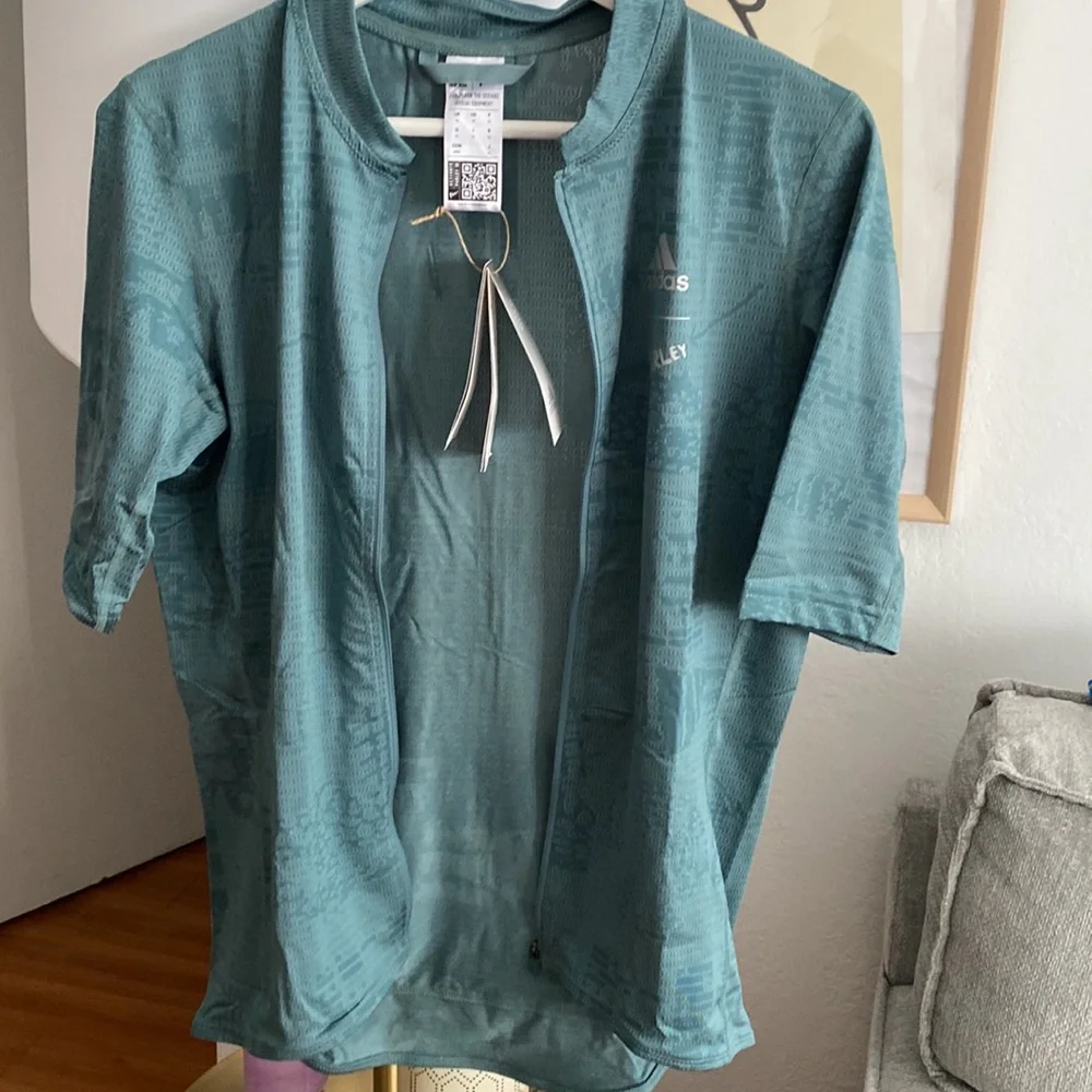 Adidas Cycling Jersey PARLEY Tech breathable Size m - Picture 5 of 14